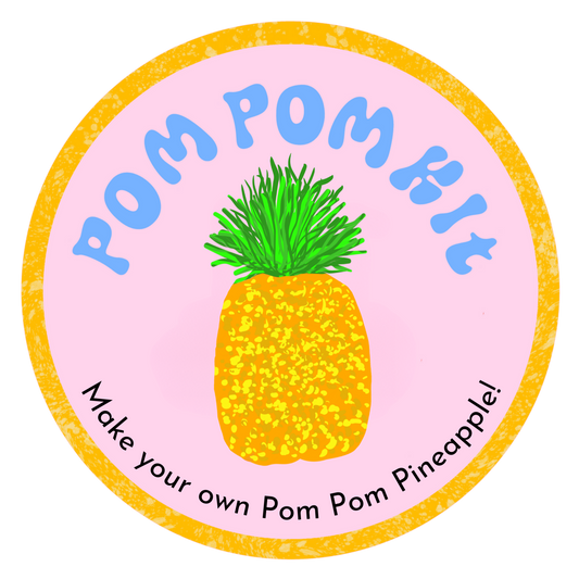 Pineapple Pom Pom DIY Kit