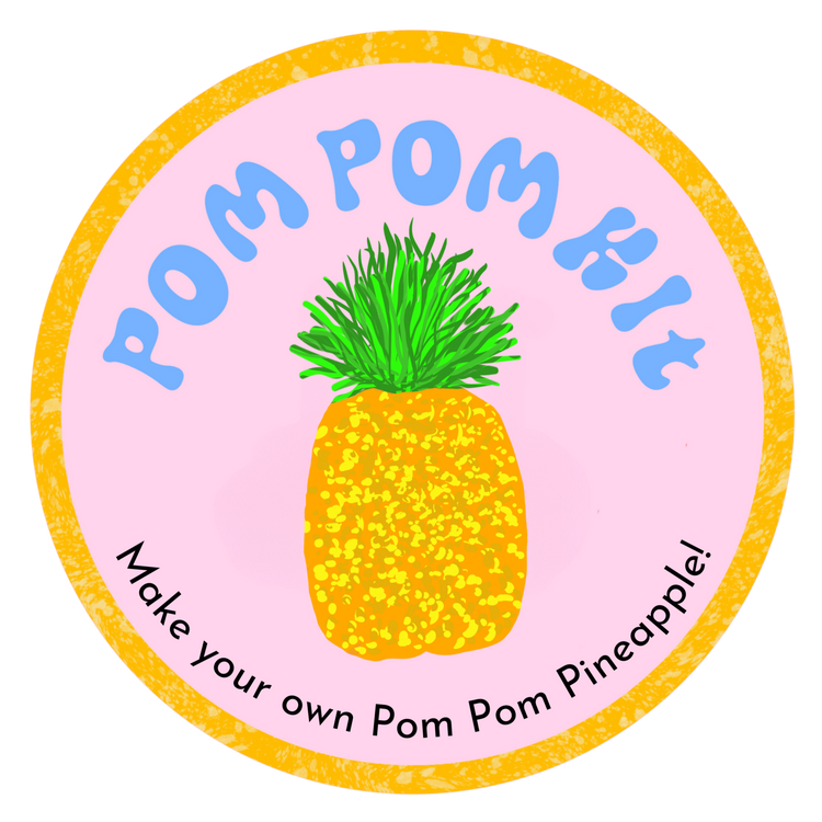Pineapple Pom Pom DIY Kit