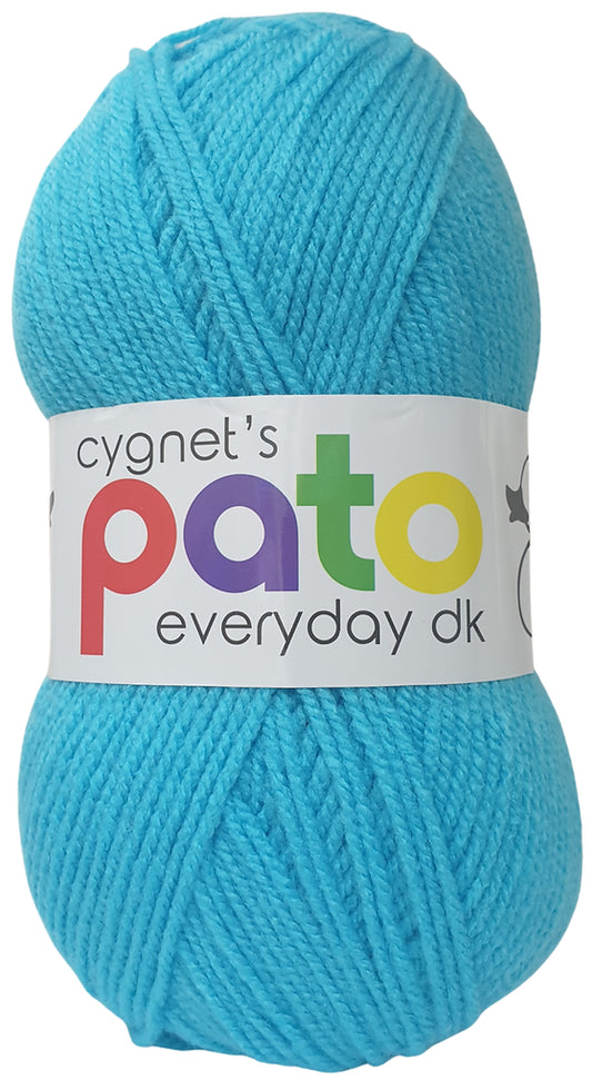 Aqua Acrylic Yarn DK 100g - Pato Cygnet Yarns