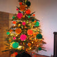 Giant Hanging Pom Pom Baubles - 13cm - Set of 6