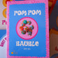 Tinsel Pom Pom Bauble Kit