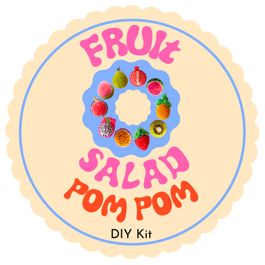 Fruit Salad Pom Pom DIY Kit - Makes 10 different fruits!