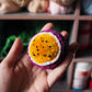 Handmade Passionfruit Pom Pom Sculpture