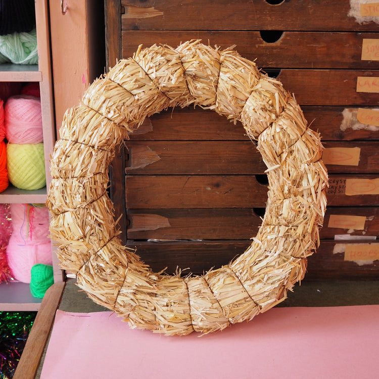 Handmade Straw Wreath Base