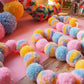 Chunky Pom Pom Garland DIY Kit – Beginner Friendly Pastel Craft Kit