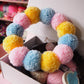 Chunky Pom Pom Wreath DIY Kit – Beginner Friendly Pastel Craft Kit