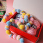 Chunky Pom Pom Garland DIY Kit – Beginner Friendly Pastel Craft Kit