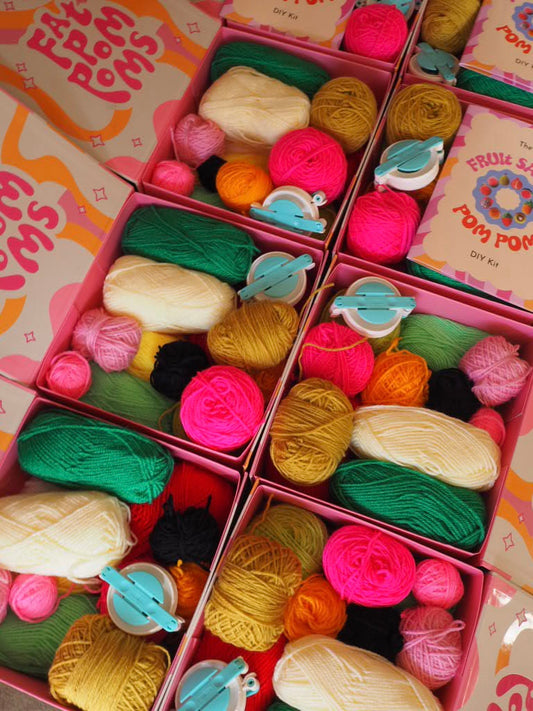 Fruit Salad Pom Pom DIY Kit - Makes 10 different fruits!