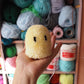 Ghost pom pom desk buddy
