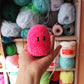 Ghost pom pom desk buddy