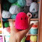 Ghost pom pom desk buddy