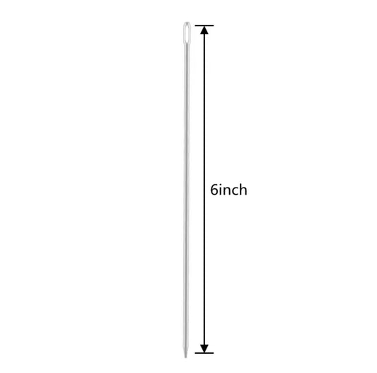 6 Inch Metal Needle for Precision Pom Pom Shaping
