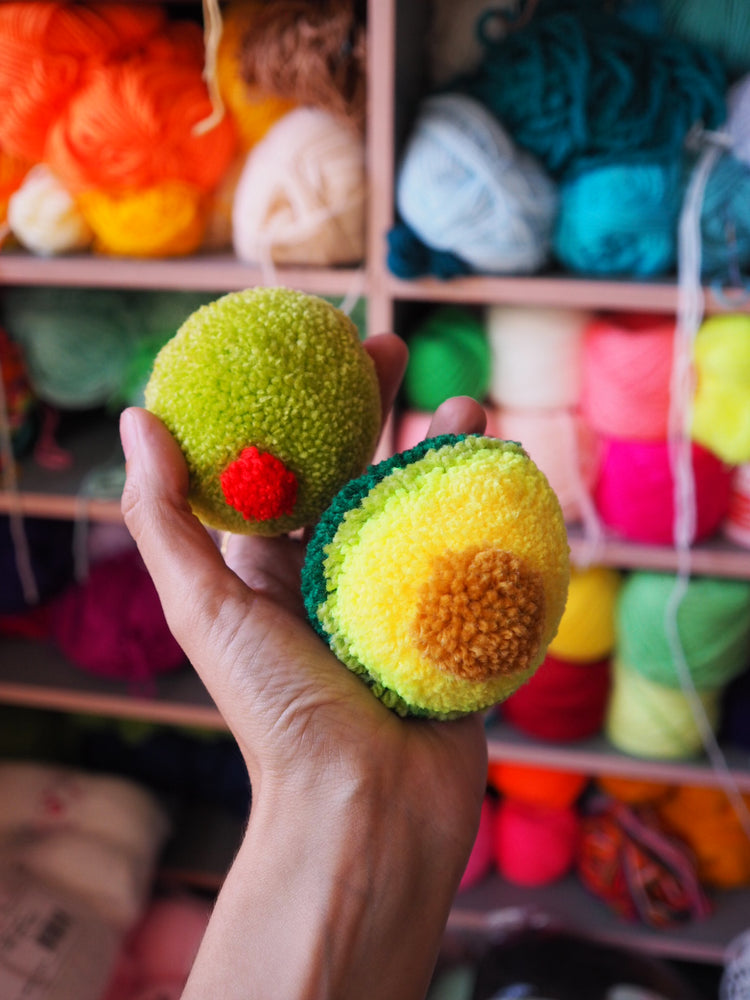 Avocado Pom Pom DIY Kit