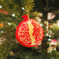 Handmade Pomegranate Pom Pom Bauble Christmas Decoration