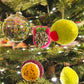Handmade Dragon Fruit Pom Pom Bauble Decoration