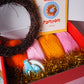 Mini Tinsel Pom Pom Wreath DIY Kit - Bright