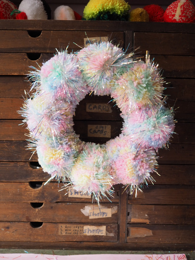 SAMPLE SALE - Mini Handmade Pastel Wreath
