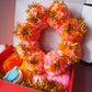Mini Tinsel Pom Pom Wreath DIY Kit - Bright