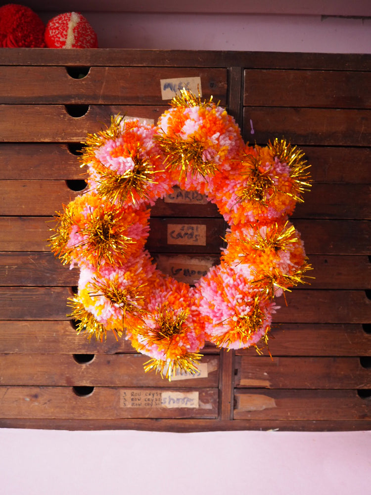 SAMPLE SALE - Mini Handmade Bright Wreath