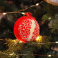 Set of 3 Fruit Pom Pom Christmas Baubles