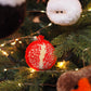 Handmade Pomegranate Pom Pom Bauble Christmas Decoration