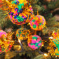 Tinsel Pom Pom Bauble DIY Kit - Jewel