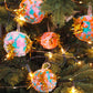 Tinsel Pom Pom Bauble Kit