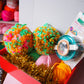 XL Chunky Pom Pom Bauble DIY Kit - Bright - Makes at least 4 Baubles