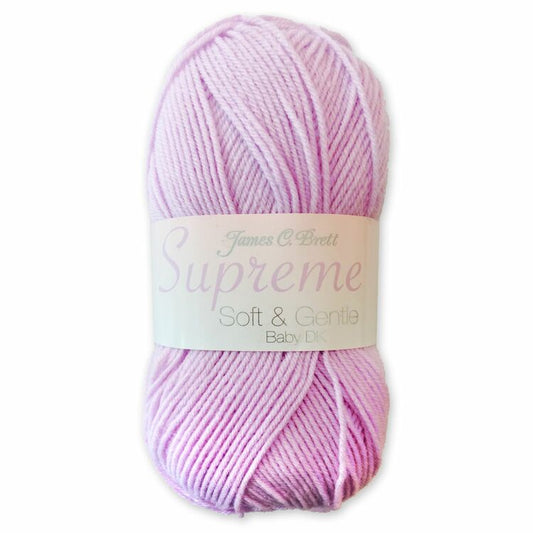 Lilac Acrylic Yarn DK 100g - James C Brett Supreme