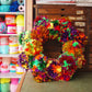 XL Tinsel Pom Pom Wreath Kit - Colour choices