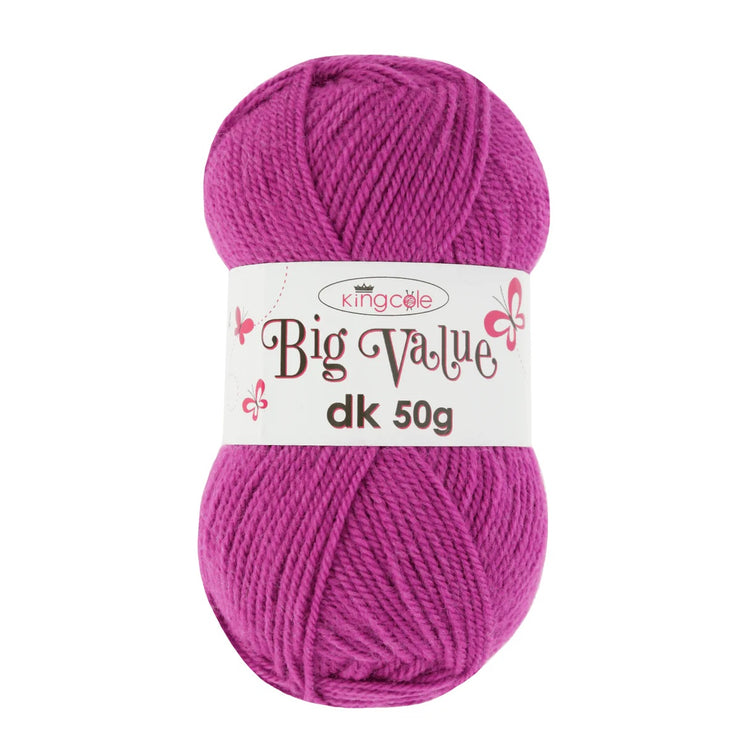 SAMPLE SALE - King Cole Big Value 50g - Orchid