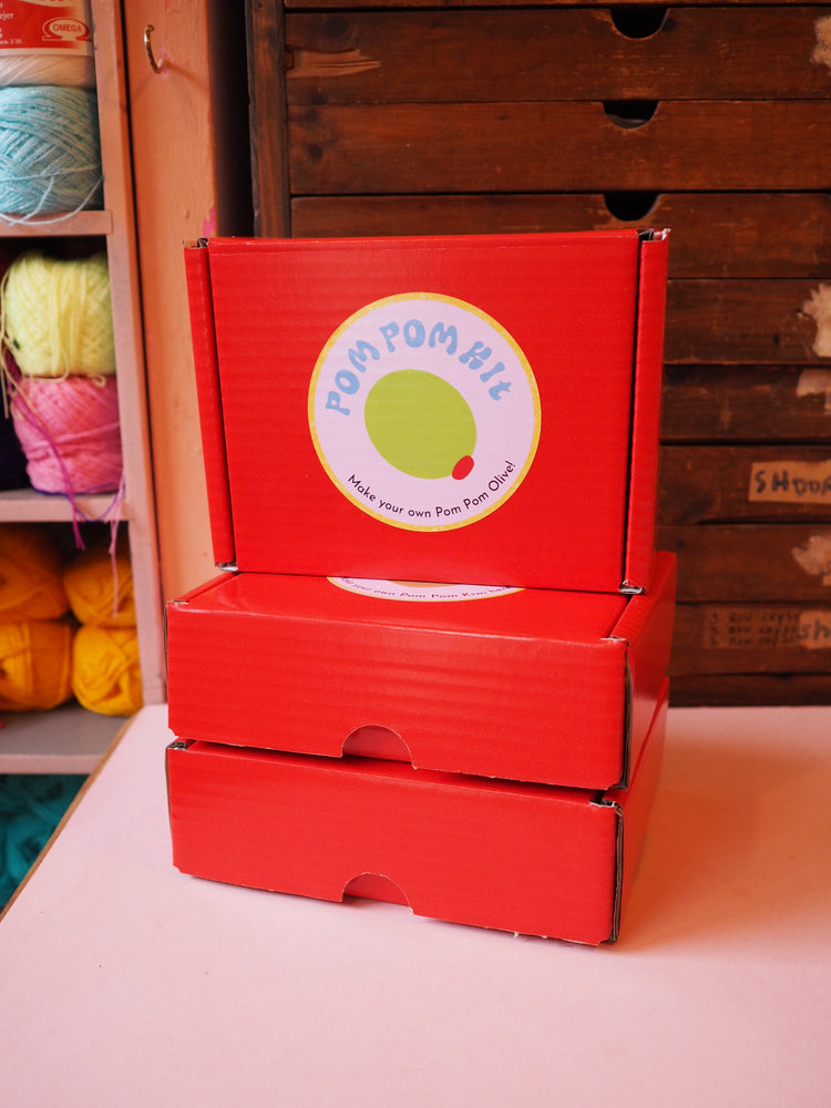 Olive Pom Pom DIY Kit