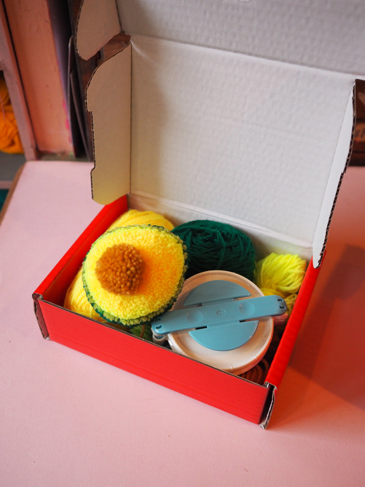 Avocado Pom Pom DIY Kit