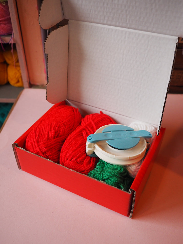 Strawberry Pom Pom DIY Kit