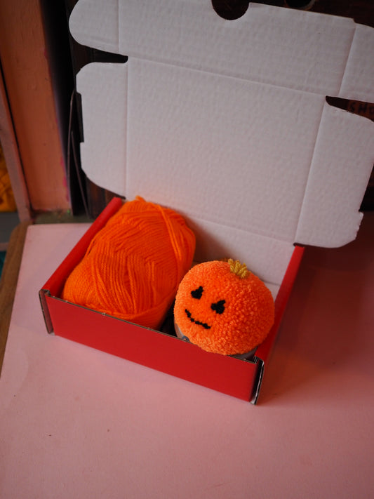 Pumpkin Pom Pom DIY Kit - view 4