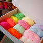 XL Ghost Garland Pom Pom DIY Kit - Neon & Pastel - Makes at least 12 ghosts!
