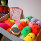 XL Ghost Garland Pom Pom DIY Kit - Neon & Pastel - Makes at least 12 ghosts!