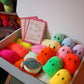 XL Ghost Garland Pom Pom DIY Kit - Neon & Pastel - Makes at least 12 ghosts!