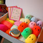 XL Ghost Garland Pom Pom DIY Kit - Neon & Pastel - Makes at least 12 ghosts!
