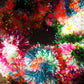 Rainbow Pom Pom Tinsel Wreath