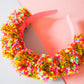 Tinsel Confetti Pom Pom Headband