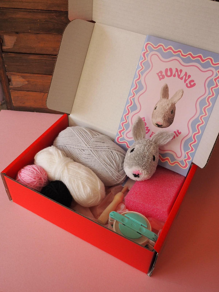 Bunny Pom Pom DIY Kit - Advanced Pom Pom Craft Kit