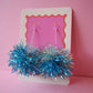 Tinsel Earrings Sample Sale - Baby Blue & Ice Blue