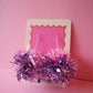 Tinsel Earrings Sample Sale - Pastel Pink & Chunky Lilac