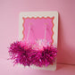Tinsel Earrings Sample Sale - Pastel Pink & Hot Pink