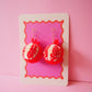 Pomegranate Pom Pom Earrings Sample Sale