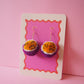 Passionfruti Pom Pom Earrings Sample Sale