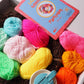 Large Pom Pom Wreath DIY Kit - Bright or Jewel