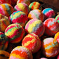 Handmade Rainbow Pom Pom Wreath