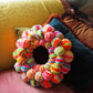 Handmade Rainbow Pom Pom Wreath
